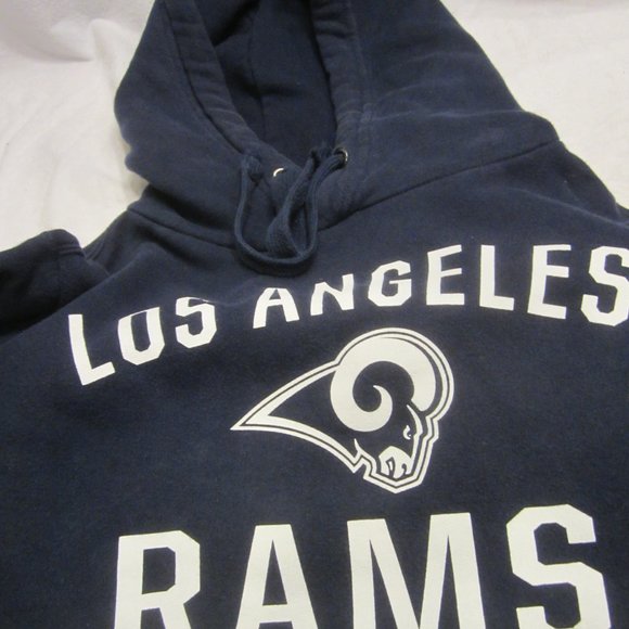 LA RAMS HOODED SWEATSHIRT, NFL PROLINE FANTATICS, SMALL - Picture 6 of 7